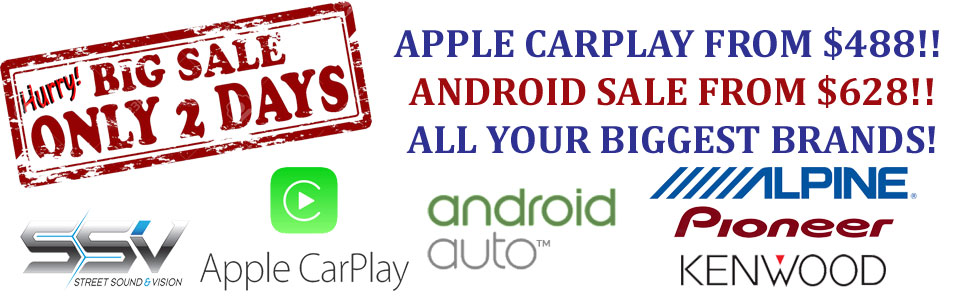 Car Audio Apple CarPlay & Android Auto Sale at Street Sound Vision